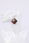 225817 Tribal Stone Sqaure Earrings Assortment