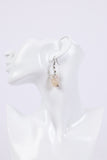 225818/2 Soft Pale Pink Stone Earrings
