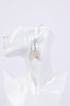 225818/2 Soft Pale Pink Stone Earrings