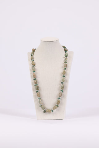 225820 Light Sage Stone Necklace