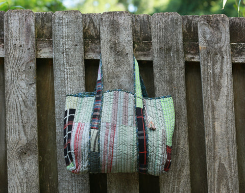 225850 Patchwork Quilted Hand Bag