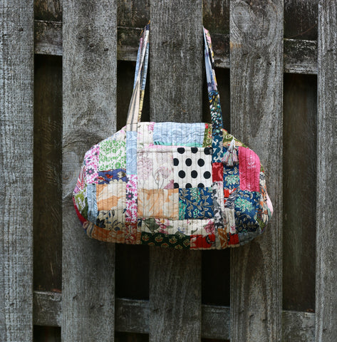 225851 Patchwork Hippie Quilted Duffle Bag