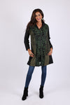 225901 Forest Green/Black Razor Cut Gypsy Jacket