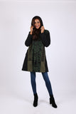 225901 Forest Green/Black Razor Cut Gypsy Jacket