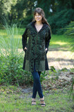 225901 Forest Green/Black Razor Cut Gypsy Jacket