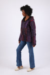 225906 Free-Spirited Violet Hoodie Jacket: Baja Prints