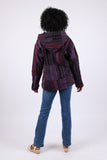 225906 Free-Spirited Violet Hoodie Jacket: Baja Prints