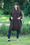 225913 Cocoa Baja Hippie Poncho: Hooded with Tassles