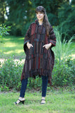 225913 Cocoa Baja Hippie Poncho: Hooded with Tassles