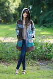 225914 Embroided Retro Hippie Jacket with Embroidery