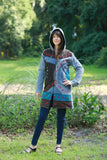 225914 Embroided Retro Hippie Jacket with Embroidery