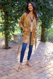 226009 Vintage Floral Cotton Kimono Robe: Patchwork