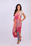 226026 Rose Meadow Overall in Floral Patchwork