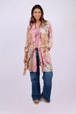 226053 Daydreamer Pastel Peach Kimono Robe