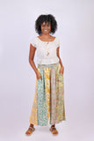 226066 Sunflower Petal Patch Palazzo Pants