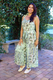 226075Mint Meadow Patchwork: Romper with Adjustable Tie