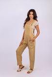226121 Rayon Jacquard Stonewashed Overalls (4 color pack )