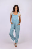 226121 Rayon Jacquard Stonewashed Overalls (4 color pack )