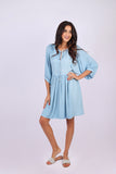 226123 Rayon Jacquard Stonewashed Tunic Dress (4 color pack )