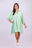226123 Rayon Jacquard Stonewashed Tunic Dress (4 color pack )
