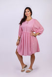 226123 Rayon Jacquard Stonewashed Tunic Dress (4 color pack )