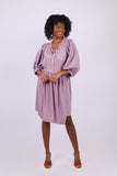 226123 Rayon Jacquard Stonewashed Tunic Dress (4 color pack )
