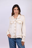226130 Lightweight Raw Edge Jacket (Natural Color)