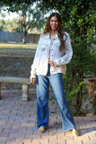 226130 Lightweight Raw Edge Jacket (Natural Color)