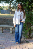226130 Lightweight Raw Edge Jacket (Natural Color)