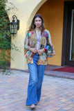 226133 Embroidered Stonewashed Wide-Leg Romper (4 color pack)