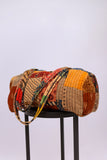 226134 Upcycled Patchwork Vintage Duffel Bag (Camel Overdye)