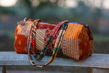 226134 Upcycled Patchwork Vintage Duffel Bag (Camel Overdye)
