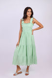 226142 Pastel Summer Garden Smocked Dress (Cotton Schiffli)
