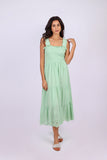 226142 Pastel Summer Garden Smocked Dress (Cotton Schiffli)