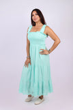 226142 Pastel Summer Garden Smocked Dress (Cotton Schiffli)