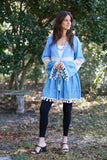 226200 Boho Lace Tassel Cotton Cover-Up (4 color pack)