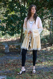 226200 Boho Lace Tassel Cotton Cover-Up (4 color pack)