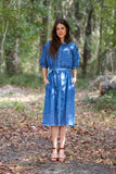 226201 Cotton Button-Down Shirt Dress with Belt (4 color pack)