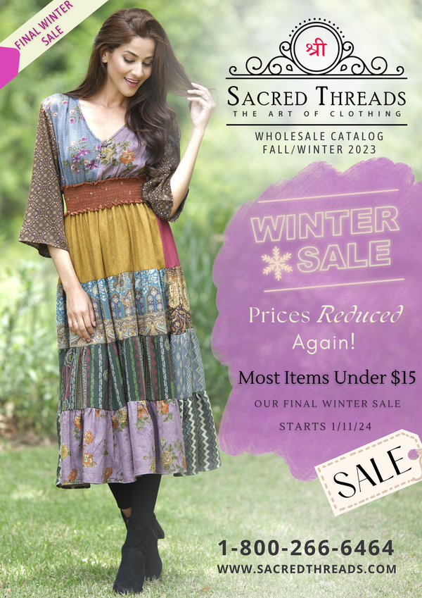 Sacred threads shop dress